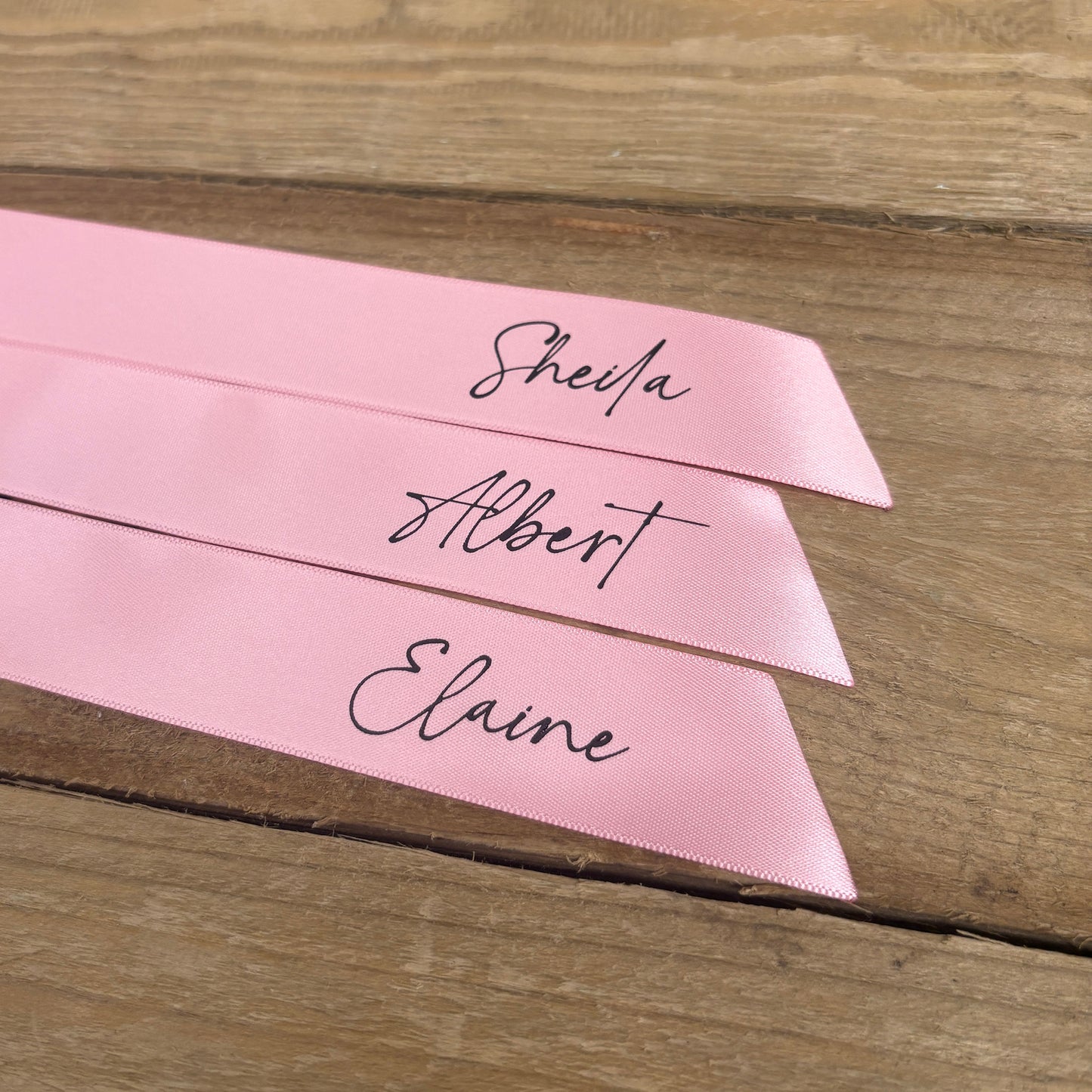 Ribbon Place Cards x 10