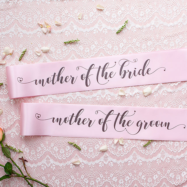 Pastel Bride Tribe Sashes - Pink