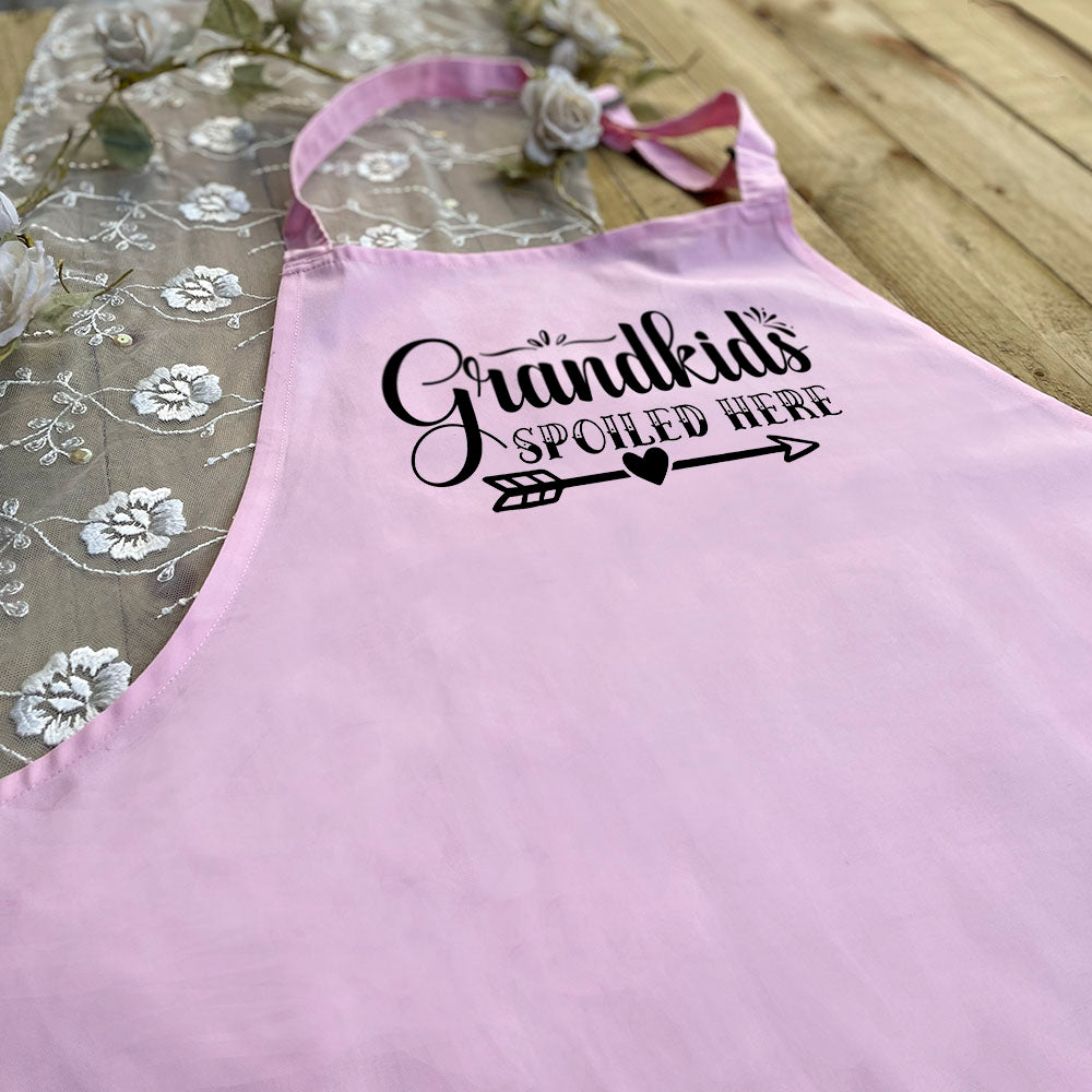 Personalised Apron - Grandkids Spoiled Here