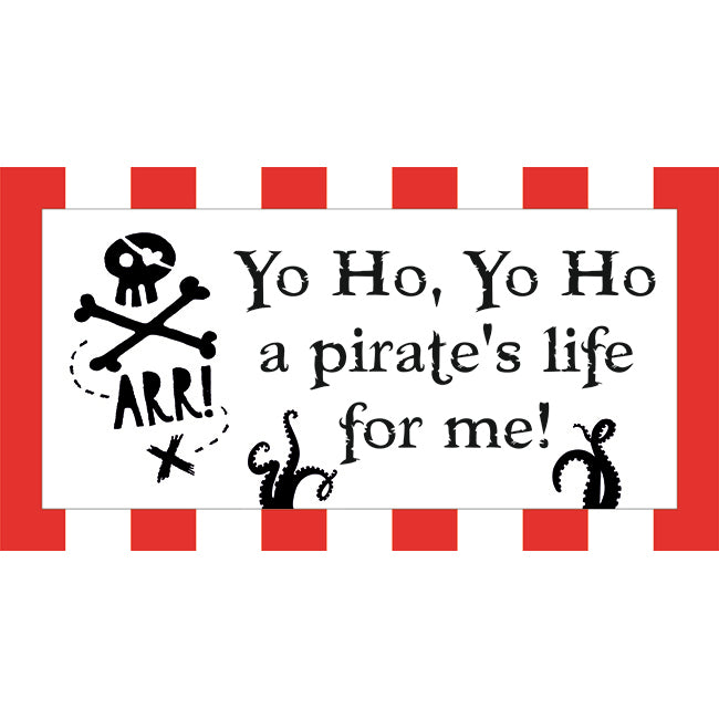 Personalised Pirate Party Banners x 2