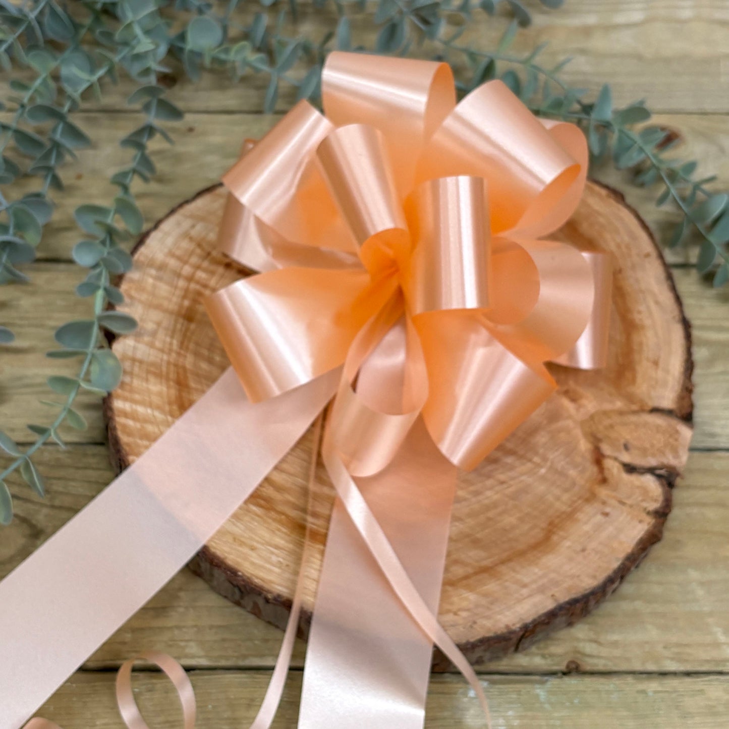 Plain Handmade Wedding Car Bonnet Bow