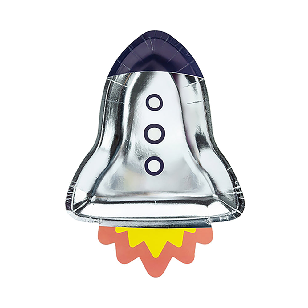 Space Party Rocket Plates