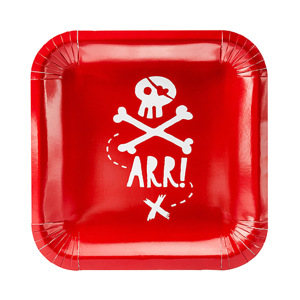 Pirate Party Plates x 6