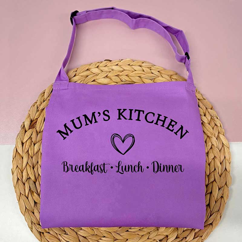 Personalised Mum Apron - Crumbs, Cuddles, Treats