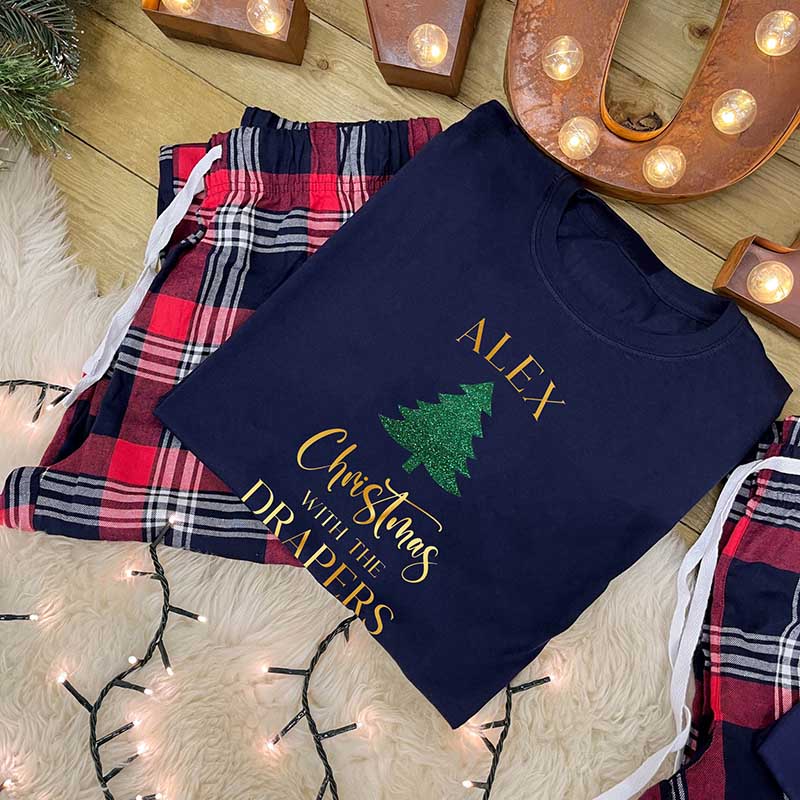 Personalised Family Christmas Pyjamas - Christmas With