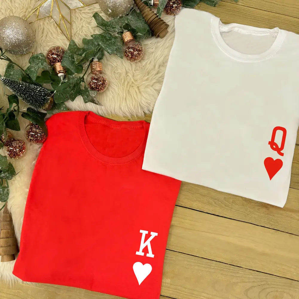 Couples T-Shirt Set - King and Queen