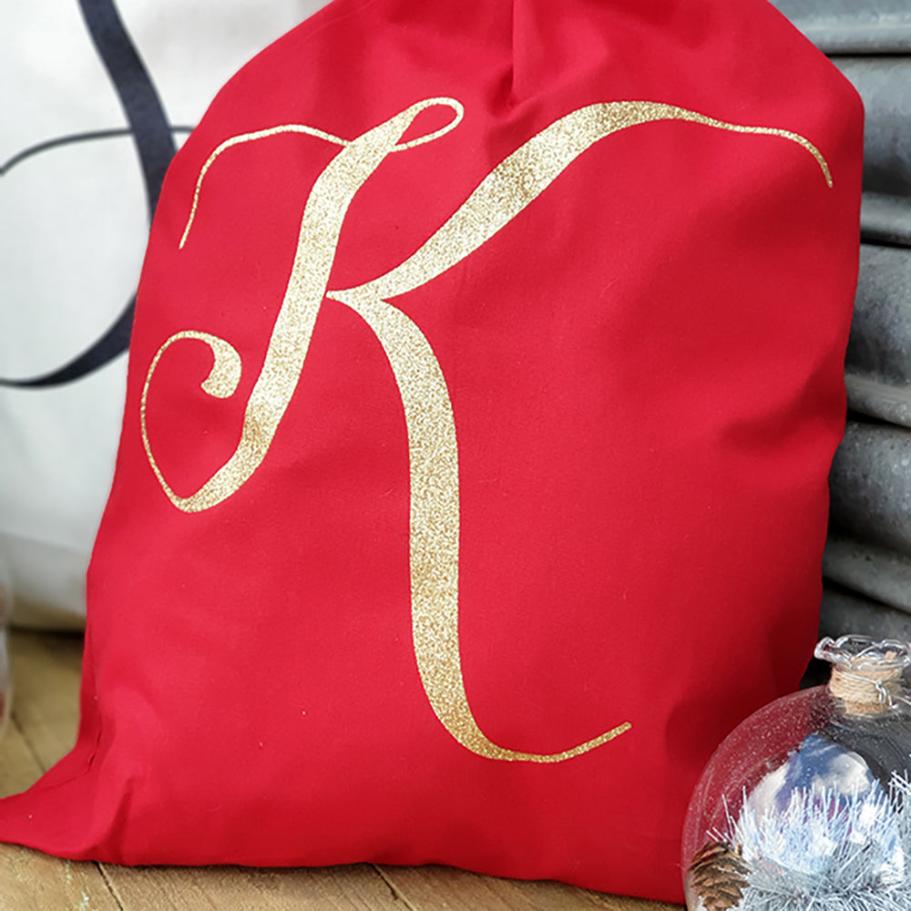 Personalised Initial Christmas Sack