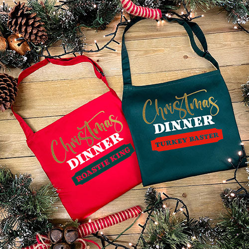 Christmas Apron - Christmas Dinner