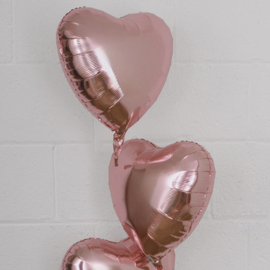 Rose Gold Heart Balloon