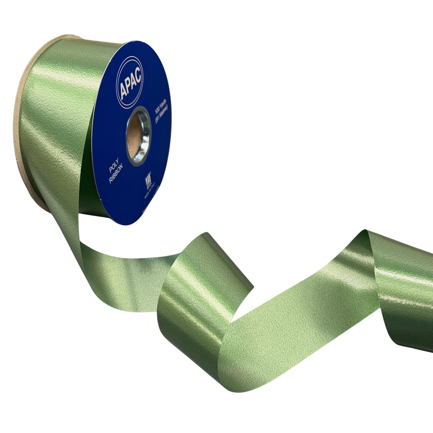 Sage Green Plain Wedding Car Ribbon