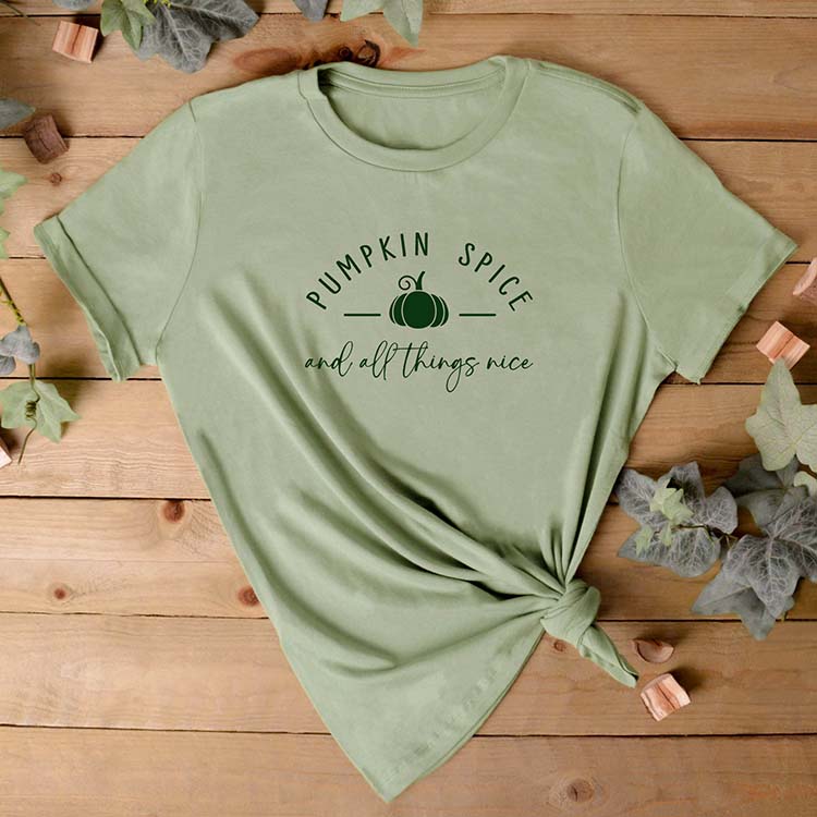 Pumpkin Spice T-Shirt - Ladies Cotton