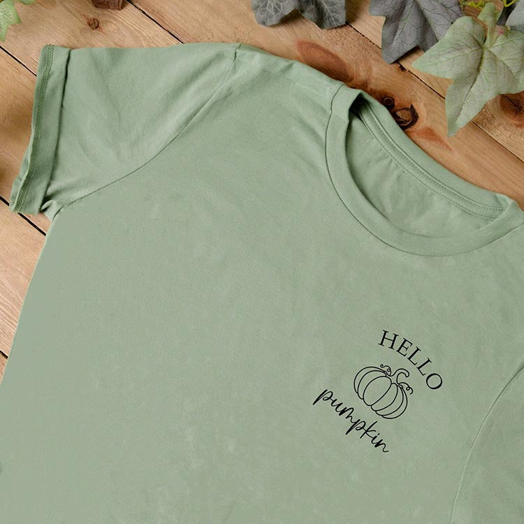 Hello Pumpkin T-Shirt - Ladies Cotton