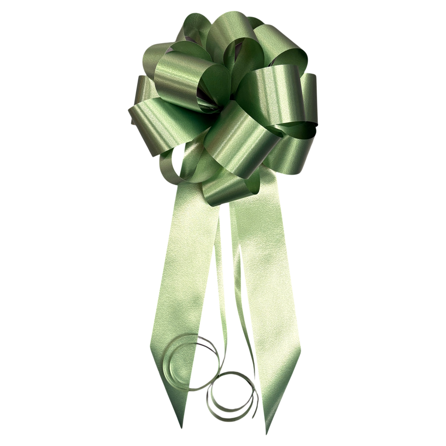 Sage Green Plain Handmade Wedding Car Bonnet Bow