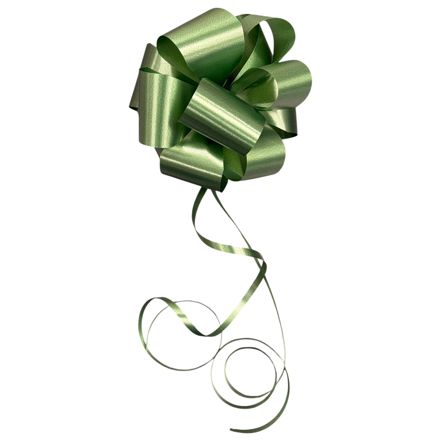 Sage Green Plain Handmade Wedding Car Door Bow