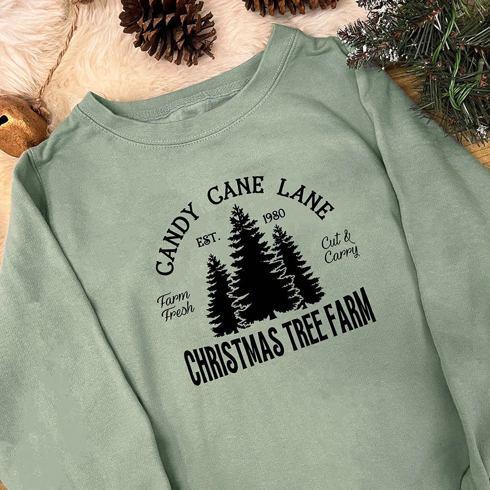 Personalised Family Christmas Jumper - Christmas Tree Farm