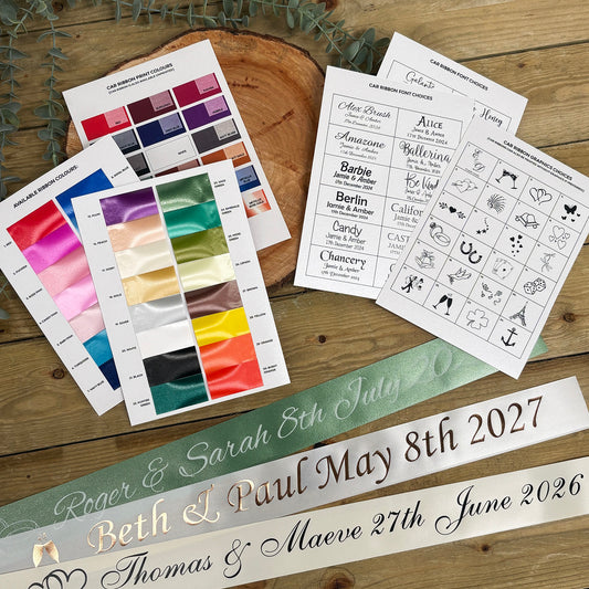 Car Ribbon Sample Pack