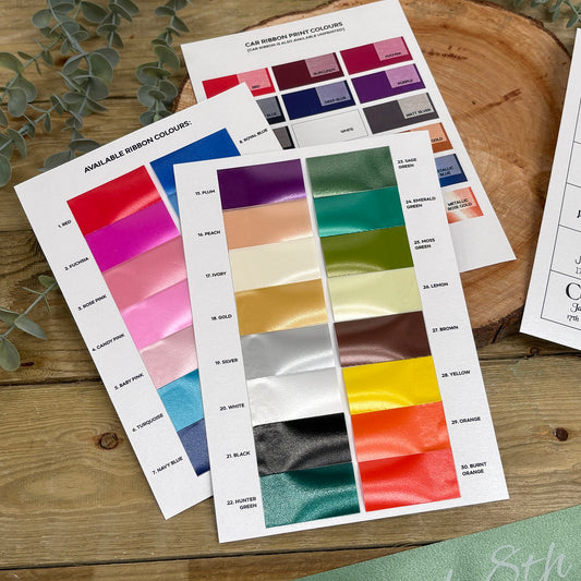 Car Ribbon Sample Pack