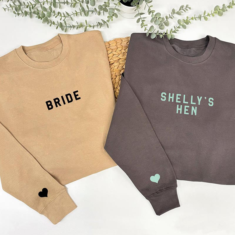 Personalised Bridal Party Sweatshirt