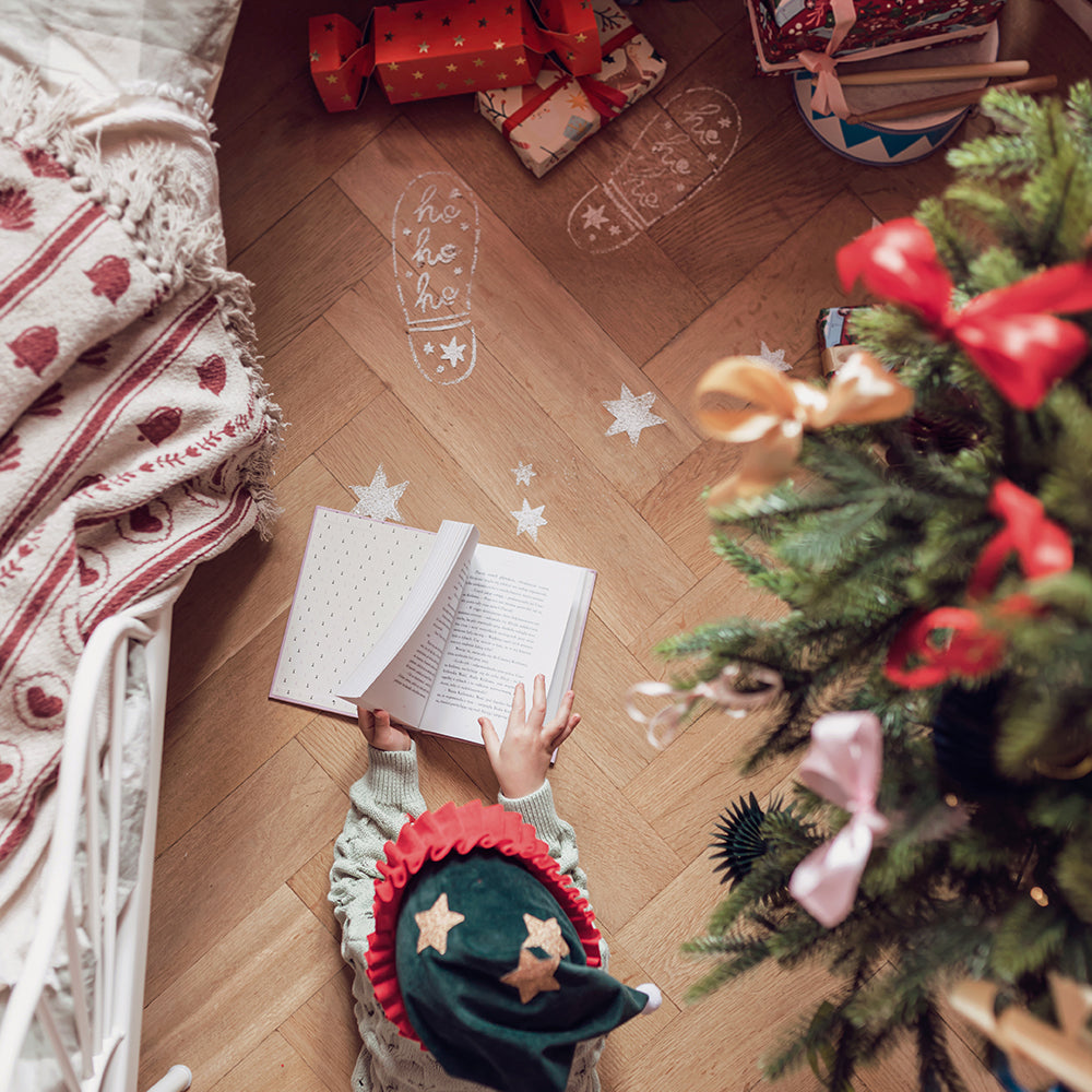 Santa's Footprint Stencils