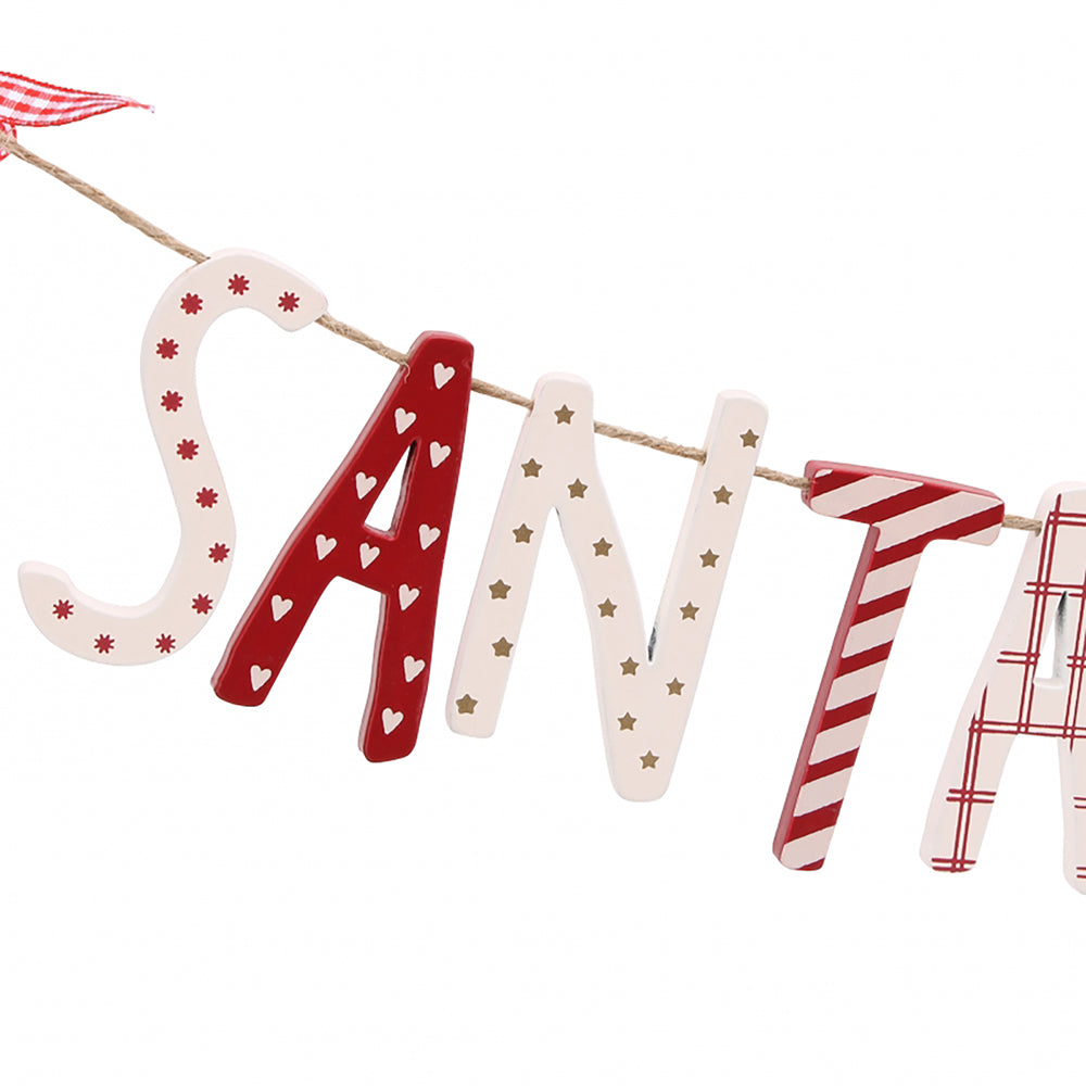 Santa Stop Here Bunting