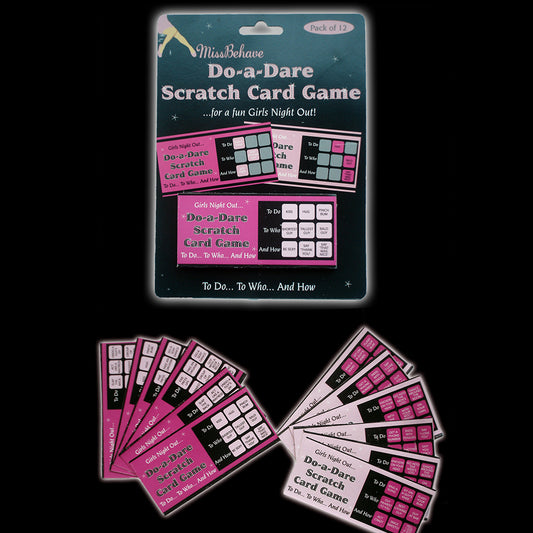 Hen Night Dare Scratch Cards Game