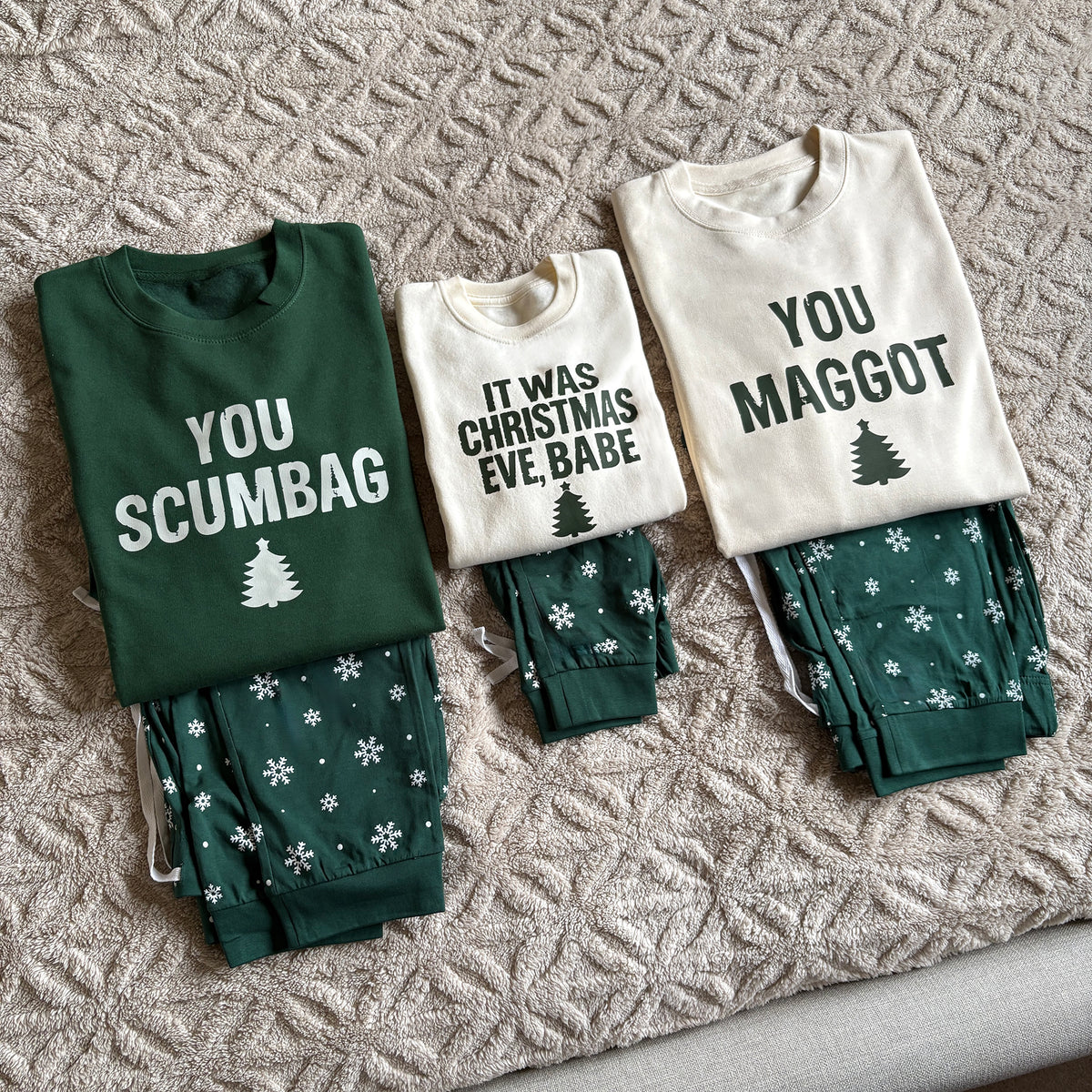 You Scumbag, You Maggot Family Christmas Loungewear