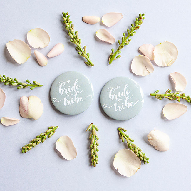 Pastel Bride Tribe Badges