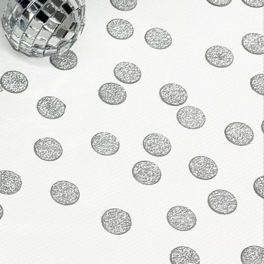 Silver Circle Confetti