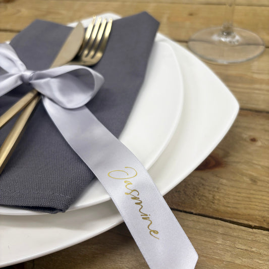 Ribbon Place Cards x 10