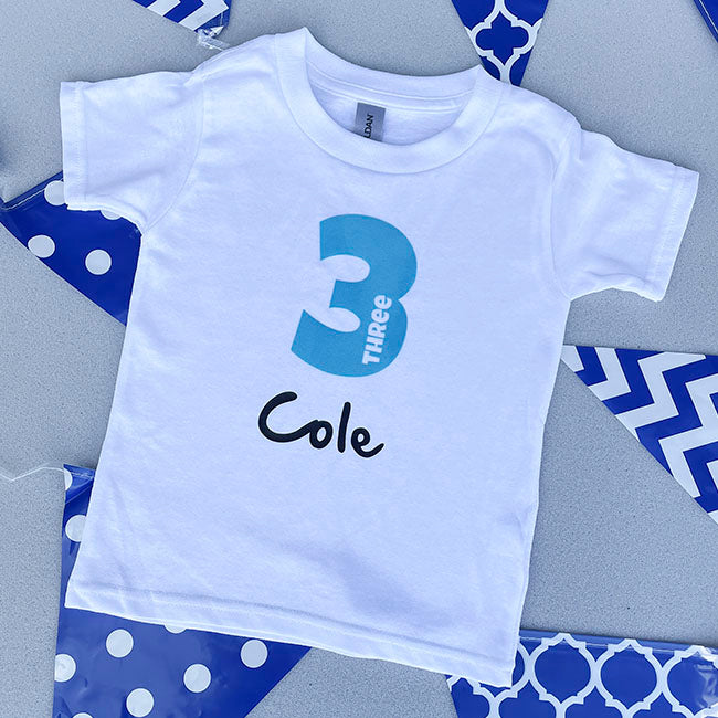 Personalised Kids T-Shirt - Age