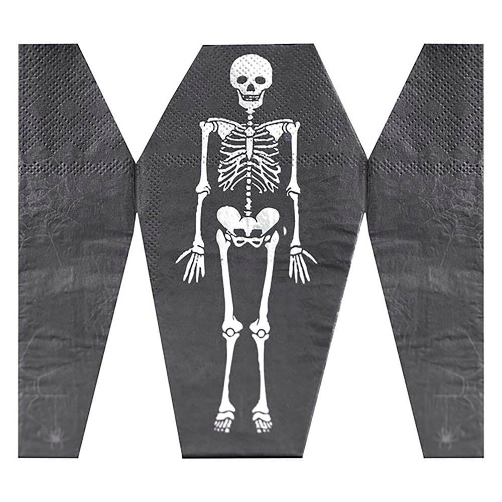 Halloween Skeleton Napkins x 16