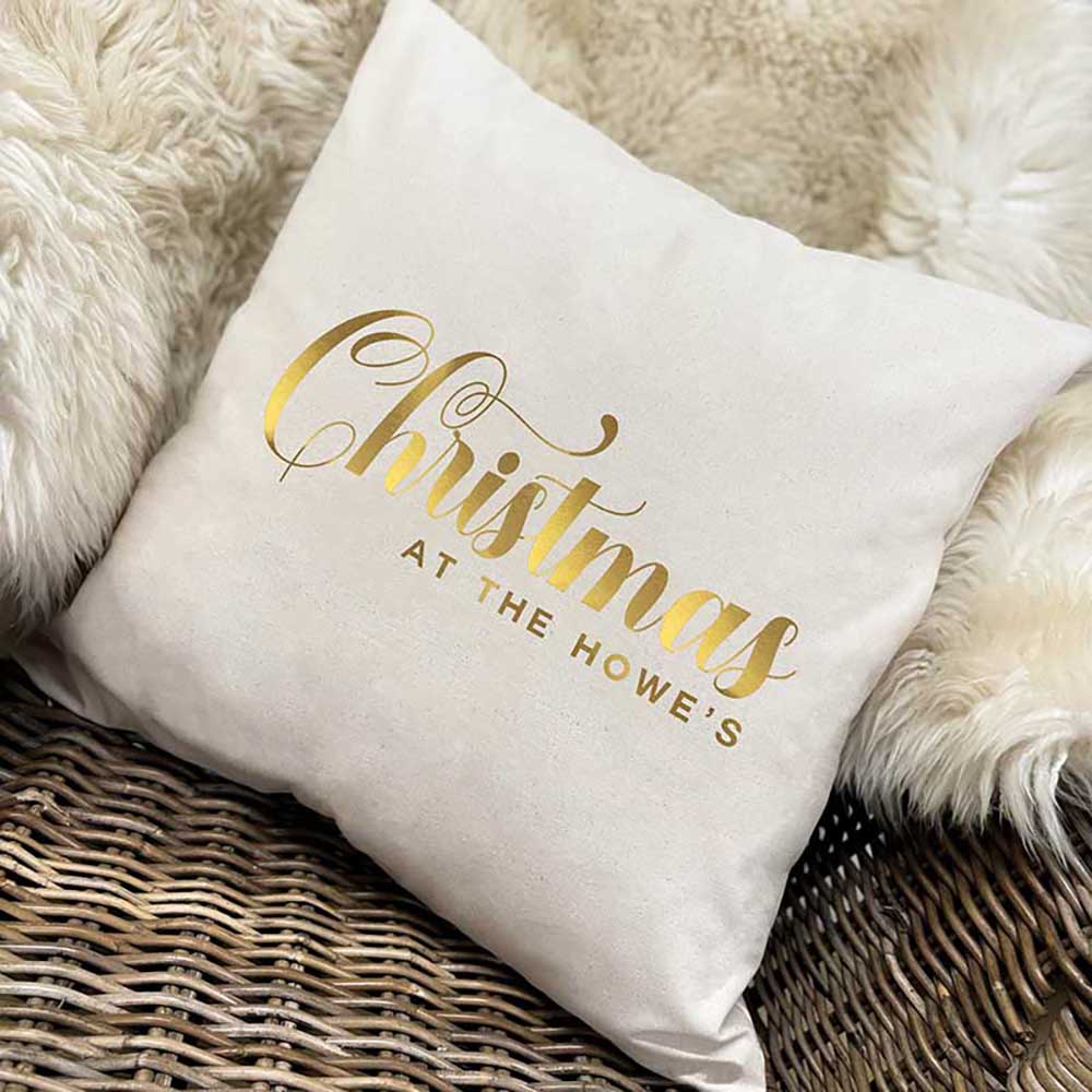 Personalised Christmas Cushion – Christmas At The