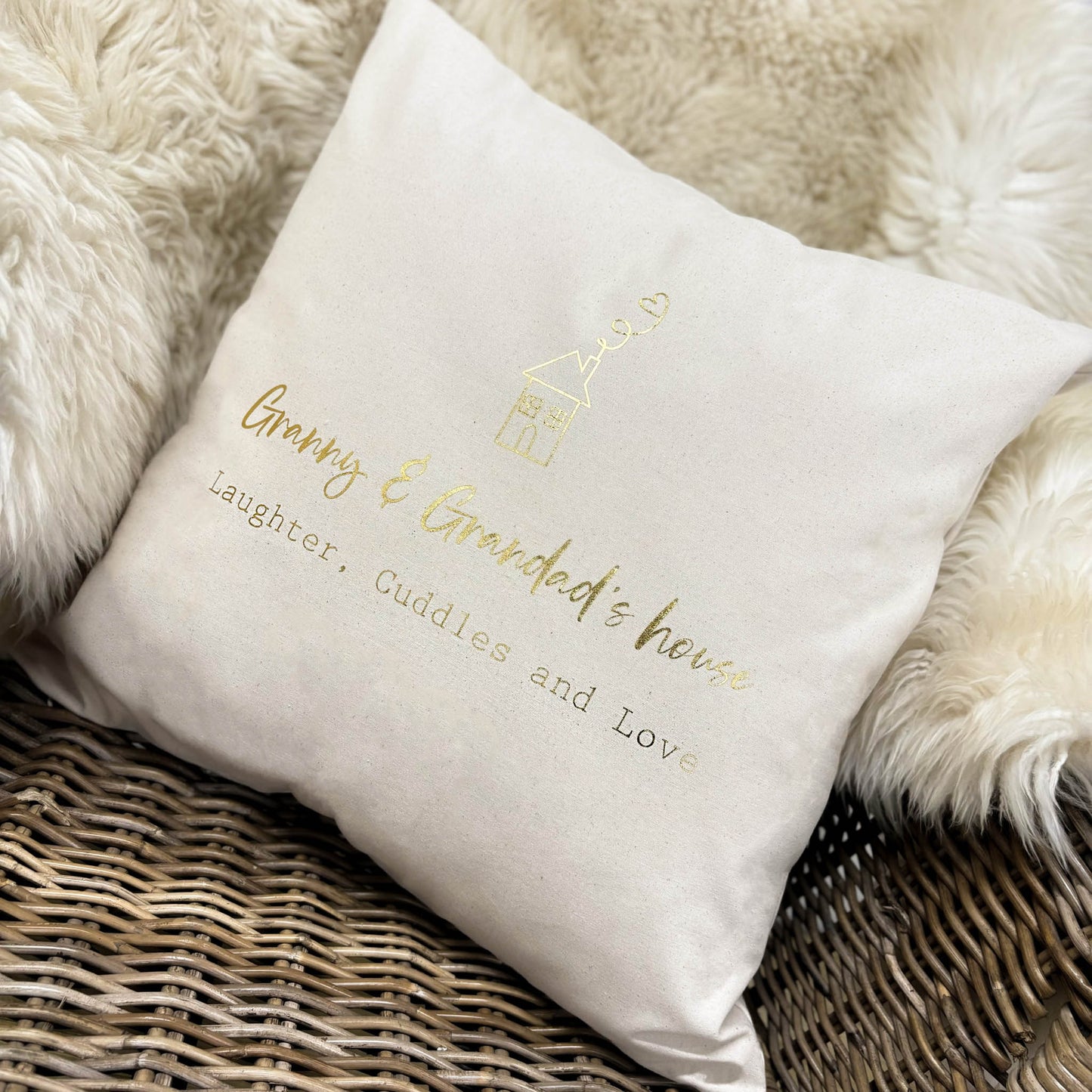 Personalised Cushion - Family House