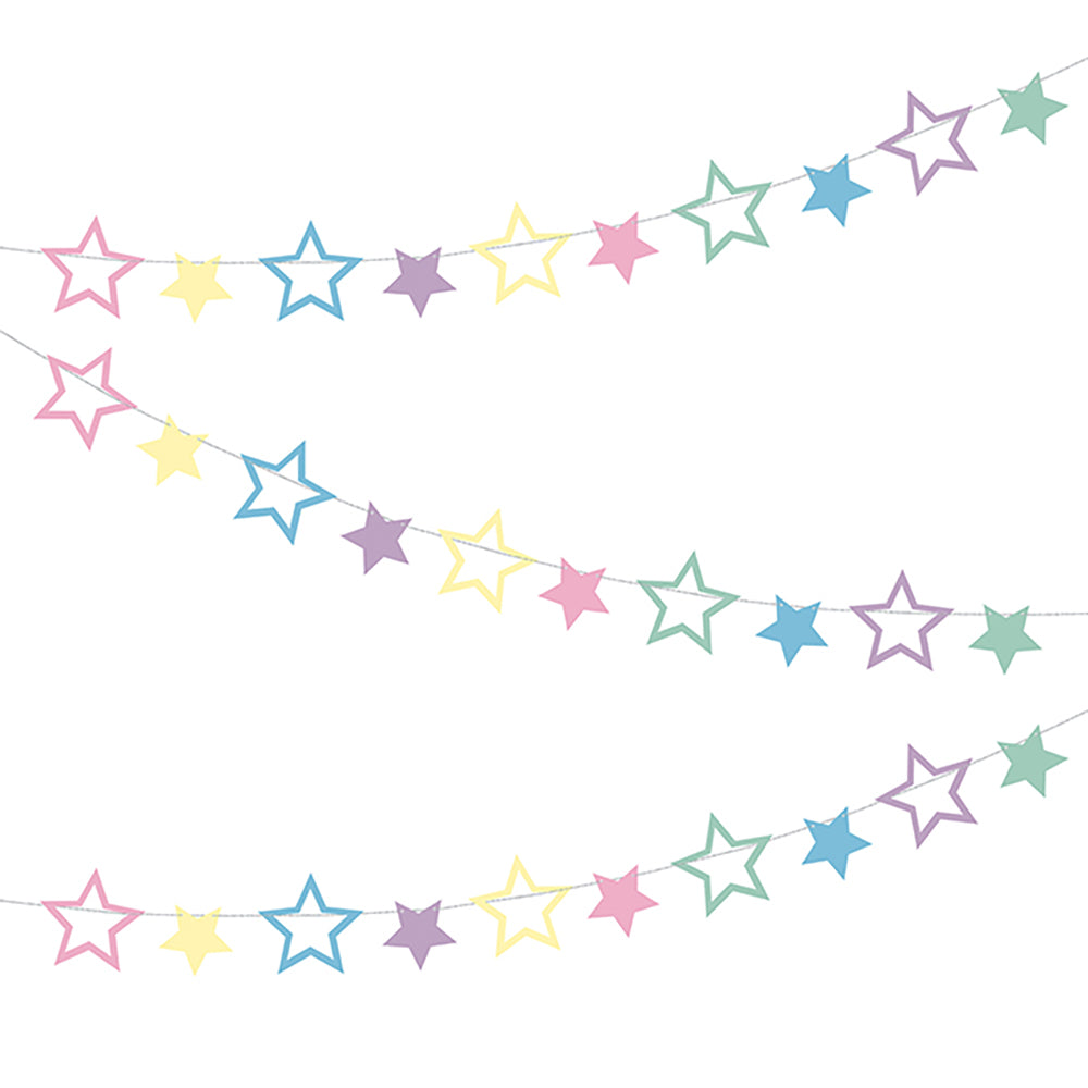 Unicorn Party Stars Garland