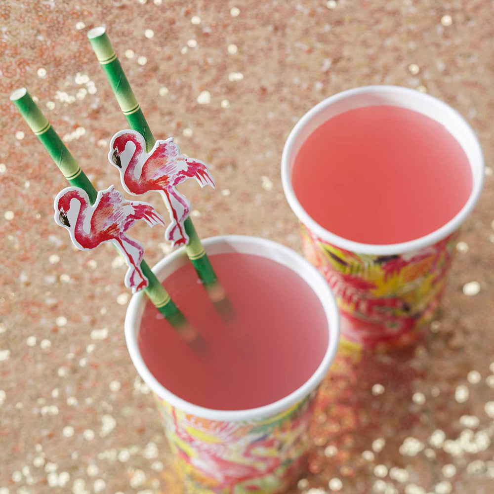 Flamingo Straws