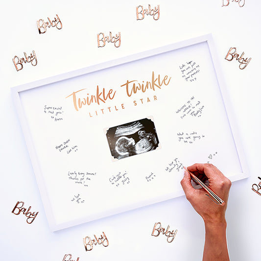 Twinkle Twinkle Guest Book Frame