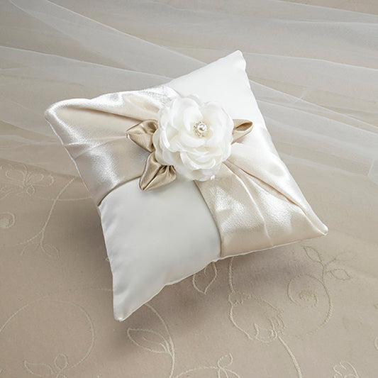 Taupe Rose Ring Cushion