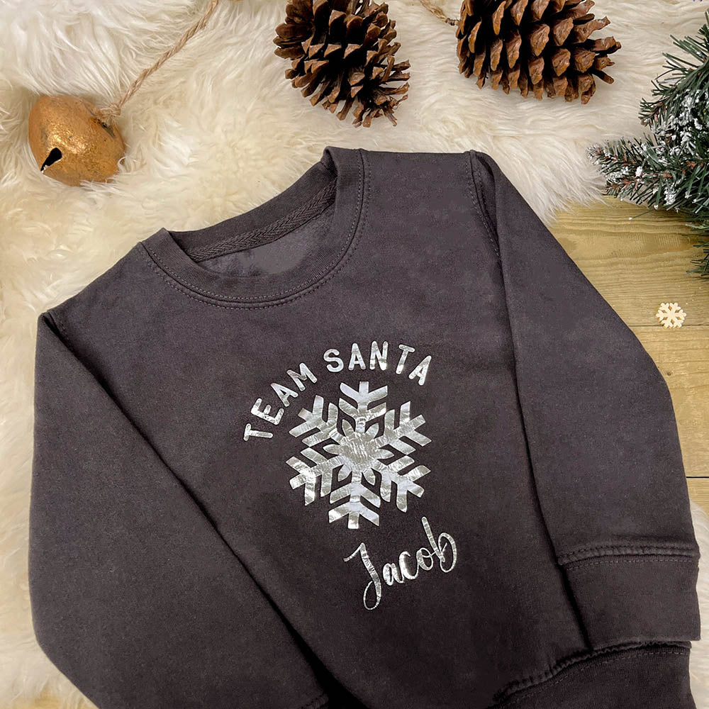 Personalised Family Christmas Jumper - Team Santa