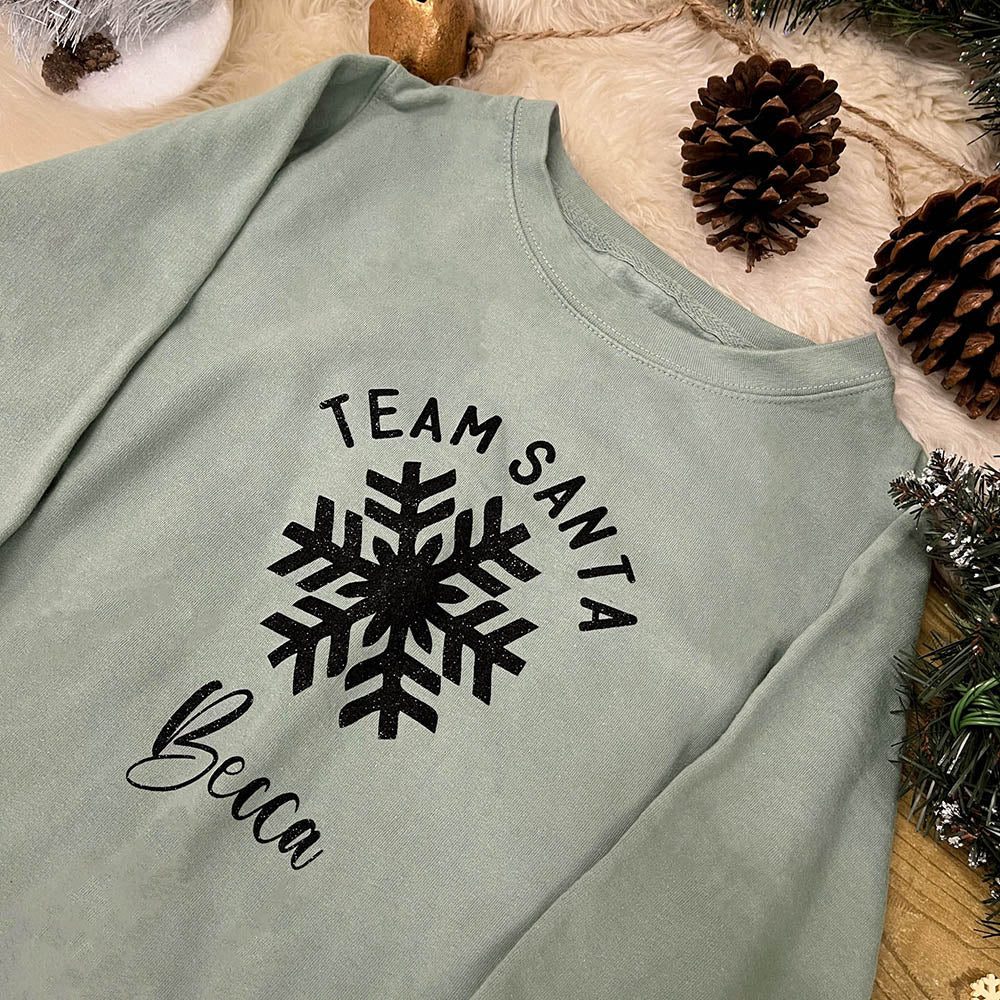 Personalised Family Christmas Jumper - Team Santa