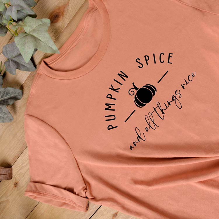 Pumpkin Spice T-Shirt - Ladies Cotton