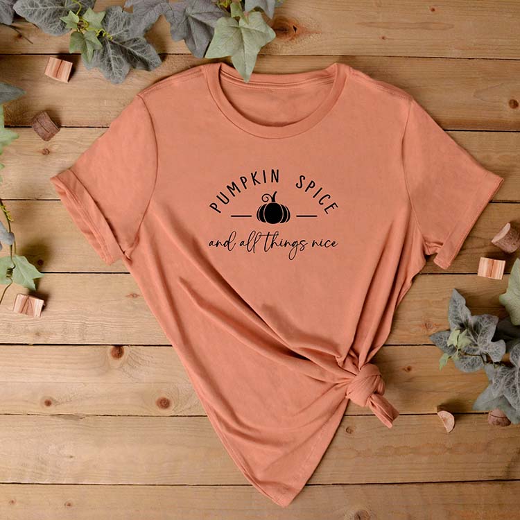 Pumpkin Spice T-Shirt - Ladies Cotton