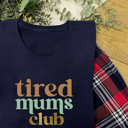 Ladies Tartan Pyjamas - Tired Mums Club