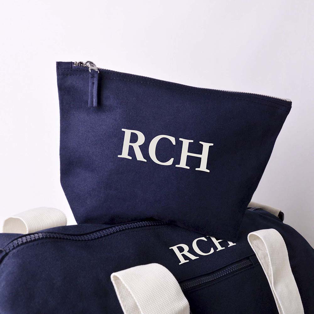 Personalised Men's Travel Bag Set