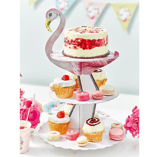 Truly Flamingo Cake Stand