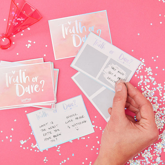 Pink Bride Tribe Truth or Dare Cards