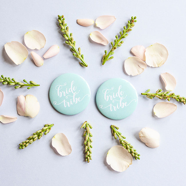 Pastel Bride Tribe Badges