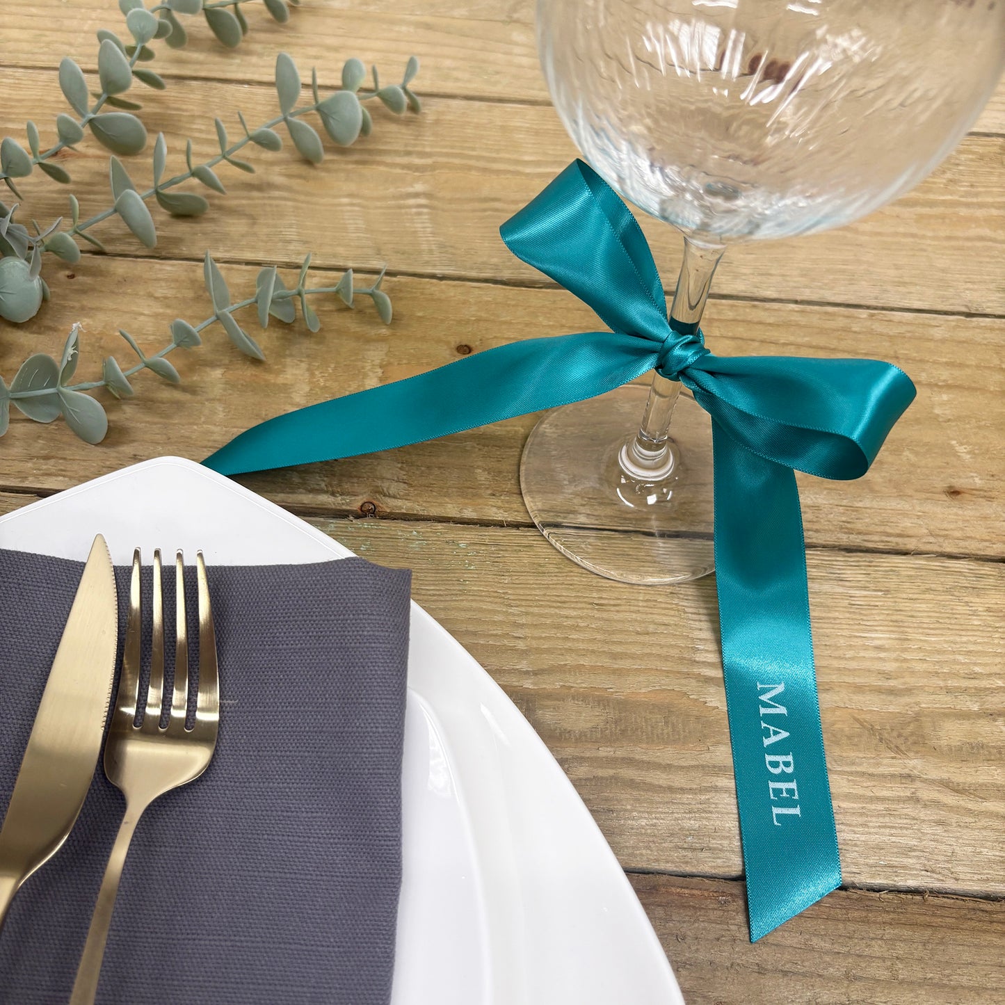 Ribbon Place Cards x 10