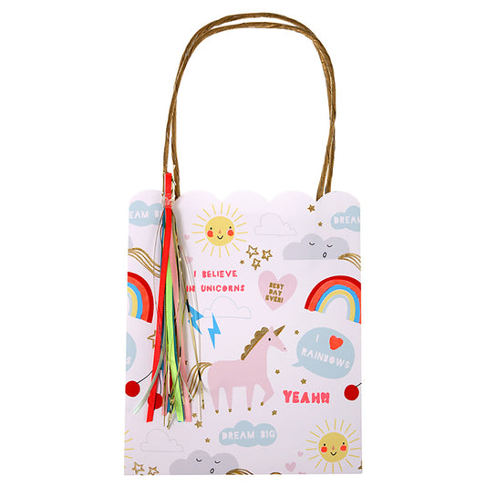 Rainbow & Unicorn Party Bags x 8