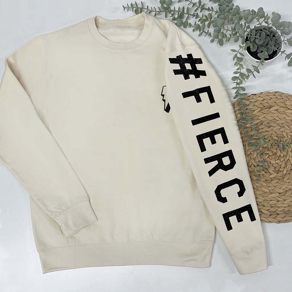 #FIERCE Glitter Sweatshirt