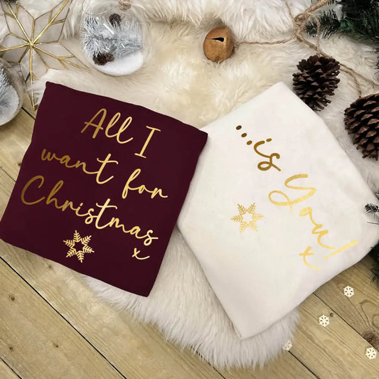 Couples Christmas Jumpers - All I Want For Christmas Is You